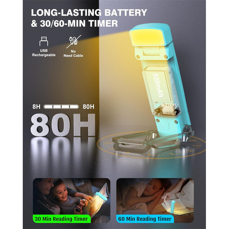 sawpy Book Light With Timer Wayfair